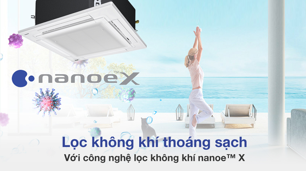 Nanoe™ X - Máy lạnh âm trần Panasonic Inverter 4.5 HP S-3448PU3H / U-43PR1H5
