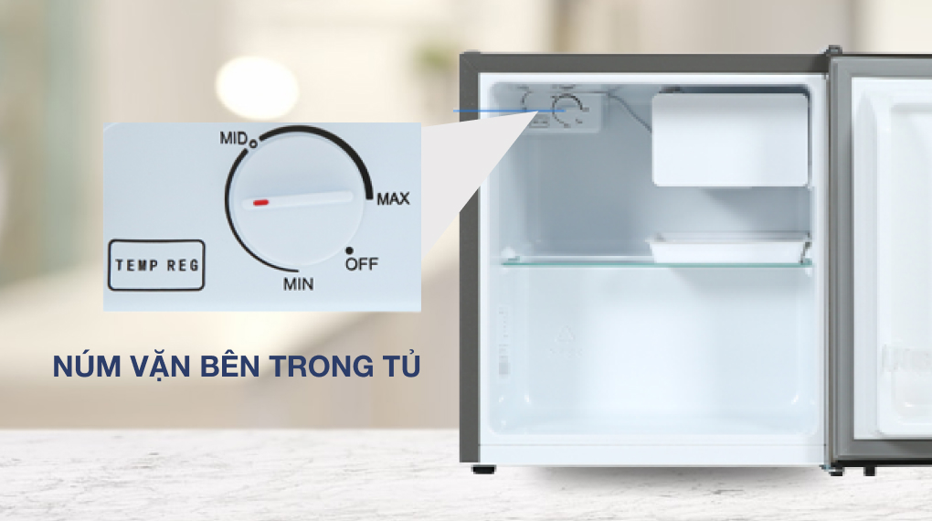 Tủ lạnh Electrolux 45 lít EUM0500AD-VN - Bảng điều khiển