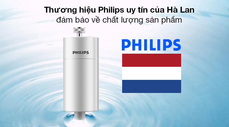 Thiết bị lọc nước tại vòi sen Philips AWP1775WH/74 - Sản phẩm của thương hiệu Philips nổi tiếng - Hà Lan, an tâm về thiết kế và chất lượng
