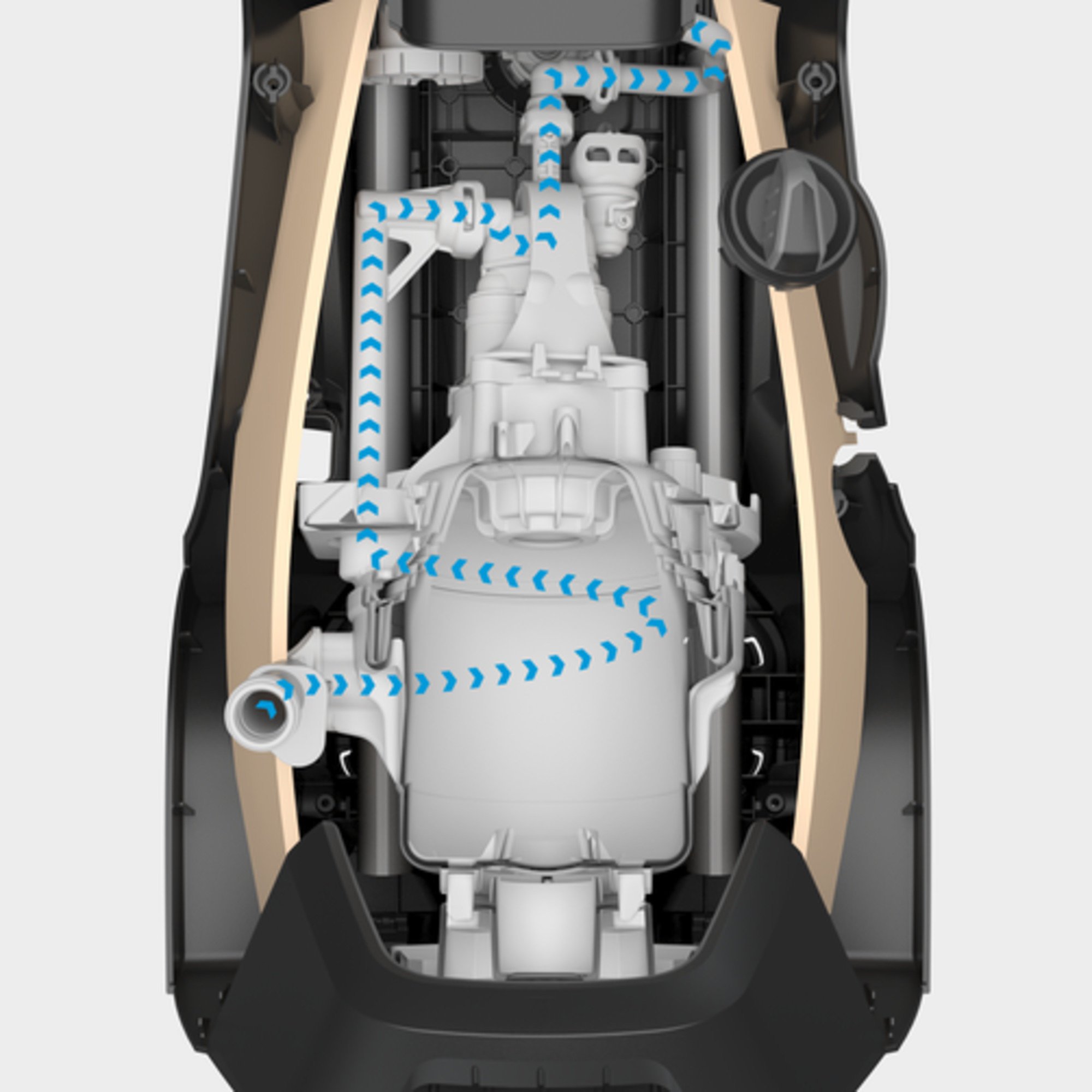 Máy làm sạch áp lực K 3 Deluxe Premium: Động cơ làm mát bằng nước