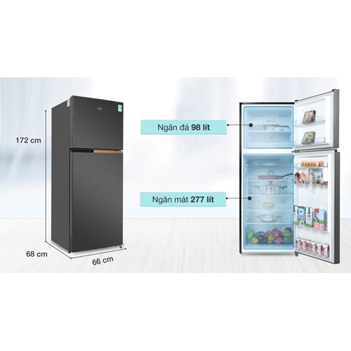 Tủ lạnh Beko Inverter 375 lít RDNT401I50VK Mới 2021 2