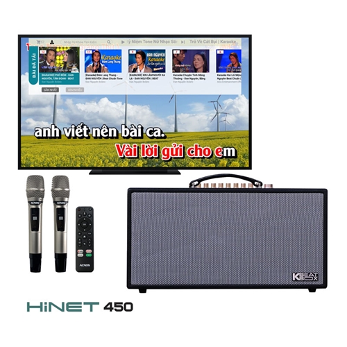 Acnos HiNet 450 | Loa Karaoke (Bass 16cm) Android Karaoke 8K 0