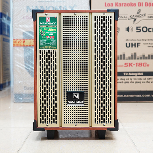 Loa Kéo Mini Nanomax T-10 Bass 25cm 200w Karaoke Bluetooth 1