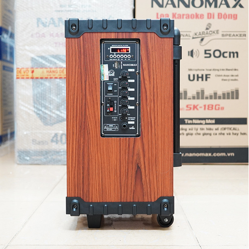 Loa Kéo Mini Nanomax T-10 Bass 25cm 200w Karaoke Bluetooth 3