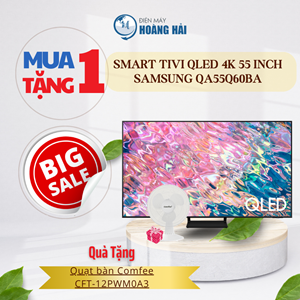 Smart Tivi QLED 4K 55 inch Samsung QA55Q60BA