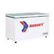 Tủ đông/ mát Sanaky VH 2899W2K xám/ VH2899W2KD xanh 220 lít, dàn lạnh đồng, mặt kính cường lực 1