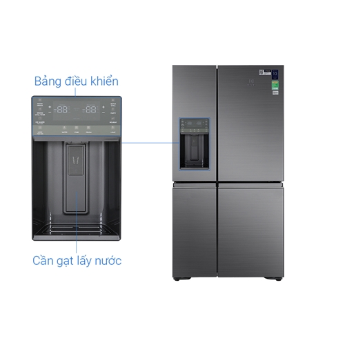 Tủ lạnh Electrolux Inverter 609 Lít EQE6879A-B 6