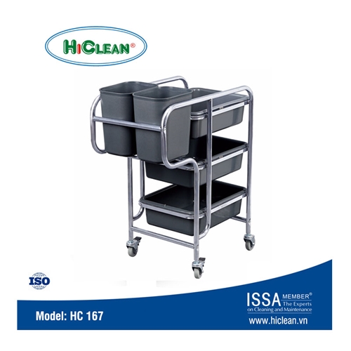 Xe đẩy phục vụ bàn HiClean HC 167 0